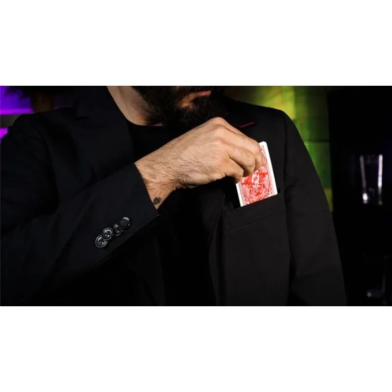 Switch-A-Two by Mark Mason Gimmicks Close Up Performer Card Magic Tricks Walk Around Magic Props Signed Cards Across Imagination