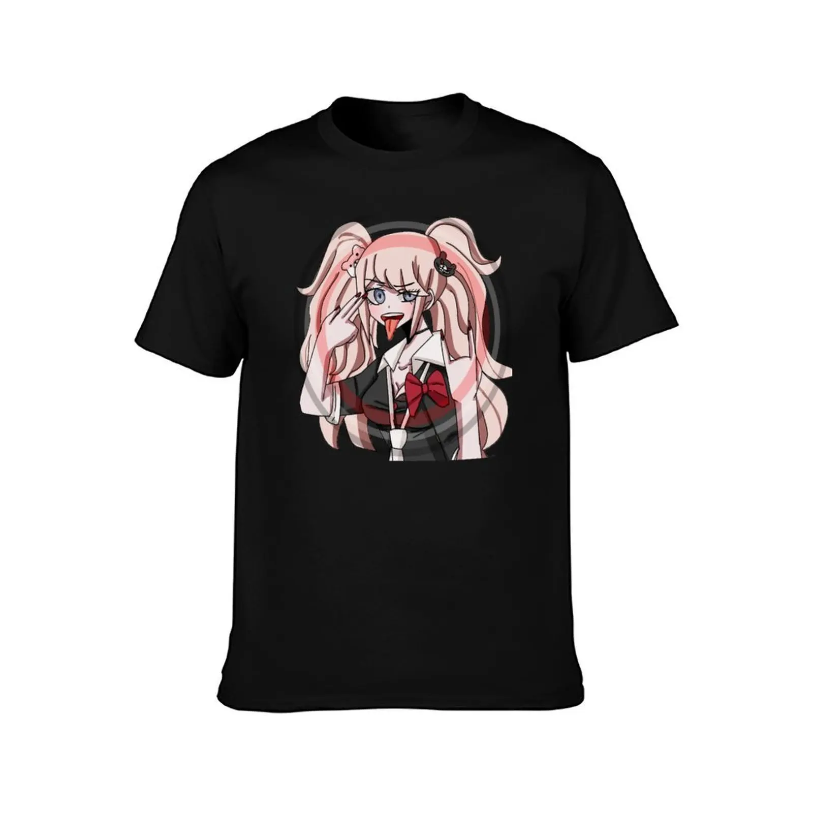 Junko enoshima, danganronpa T-Shirt, Summer Casual Cotton Tee, Oversized Streetwear Tops, Vintage Graphic Print, 100% Cotton