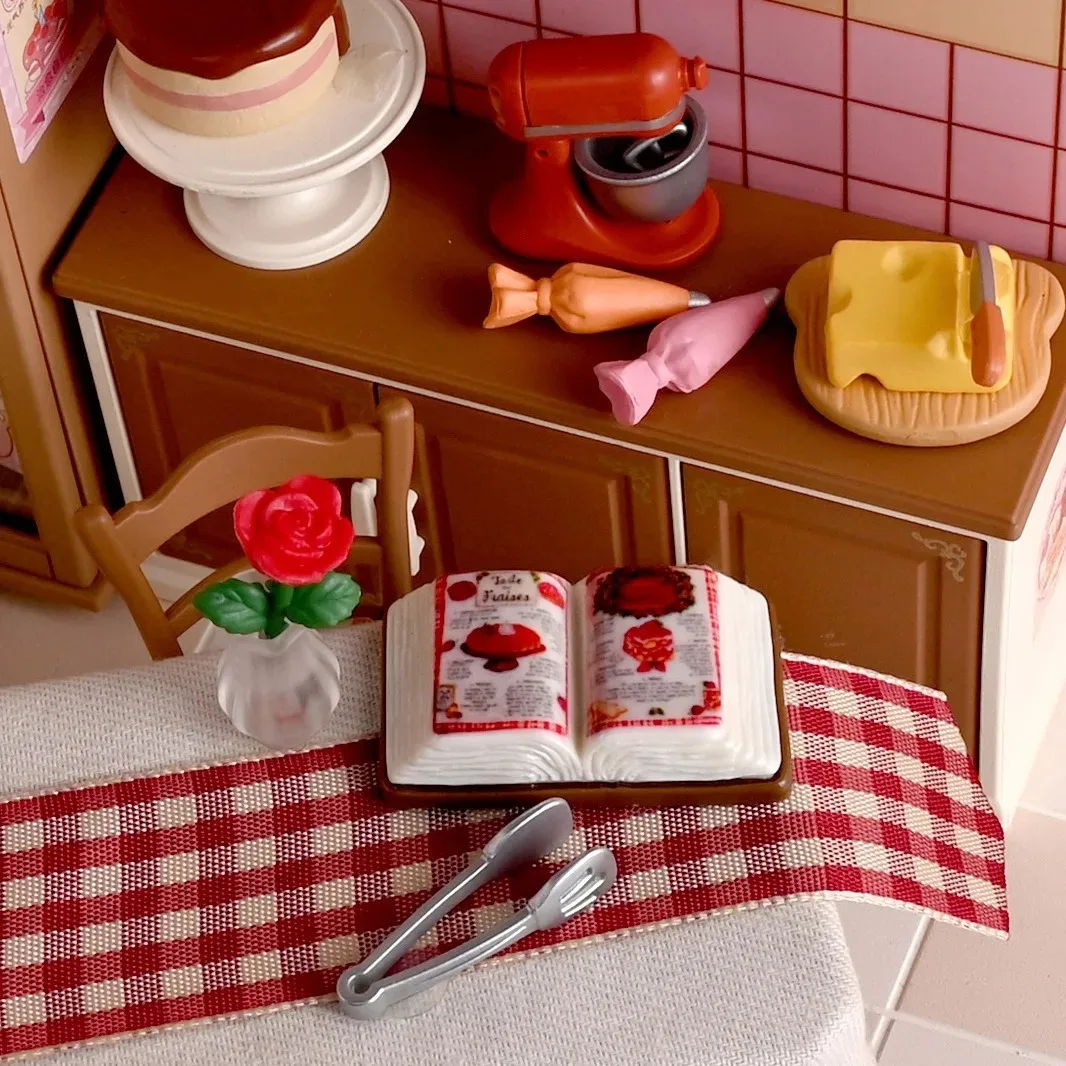 10pcs Bakery baking book/miniature simulation food play resin accessories handmade butter glue scene decoration
