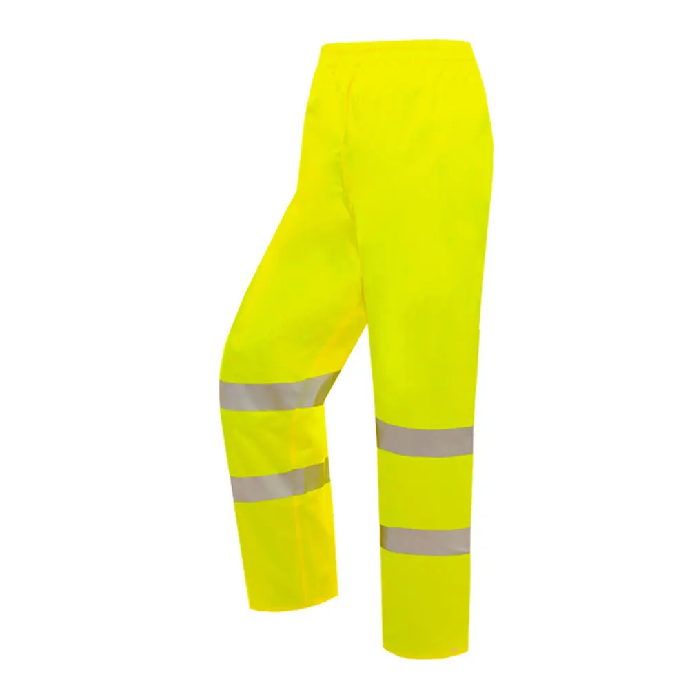 

Women Men Rain Over Cycling Portable Oxford Cloth Camping Hiking Reflective Strap Elastic Waist Waterproof Trousers Washable