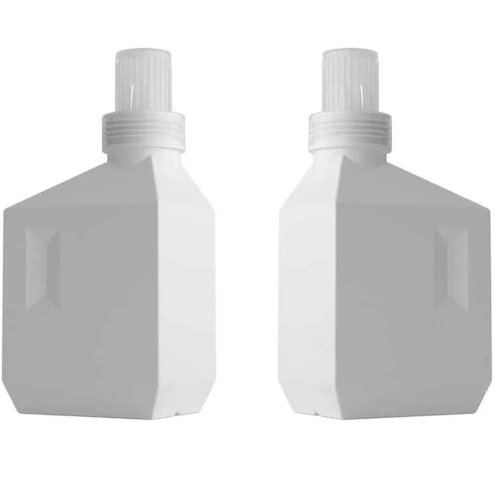 

2 Pcs for Washing Powder Liquid Detergent Laundry Powders Large Capacity Square Flat Bottle Container