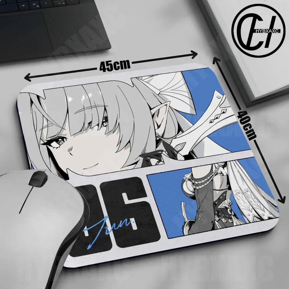 Velina Airgid Mouse Pad Multiple sizes Large Square Computer Office Game Table Mats Zenless Zone Zero Rubber Anti-slip Mousepads