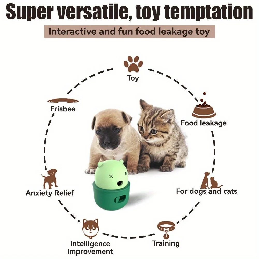 Dog Toy Tumbler Misses Food Ball, Slow Feeding Protects Gastrointestinal Track, Rolling Ball Increases Intellectual Pet Supplies