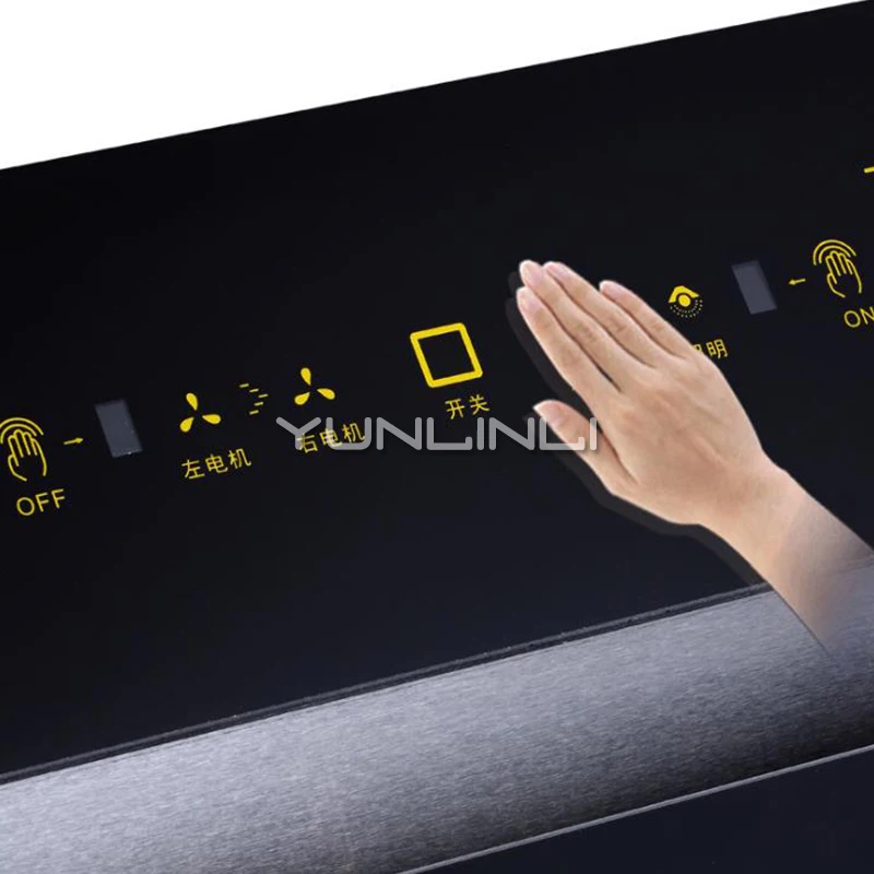 شفاط المطبخ المنزلي، جهاز ذكي للتحكم في الحركة، جهاز تهوية المطبخ، مستخرج دخان زيت شفط كبير