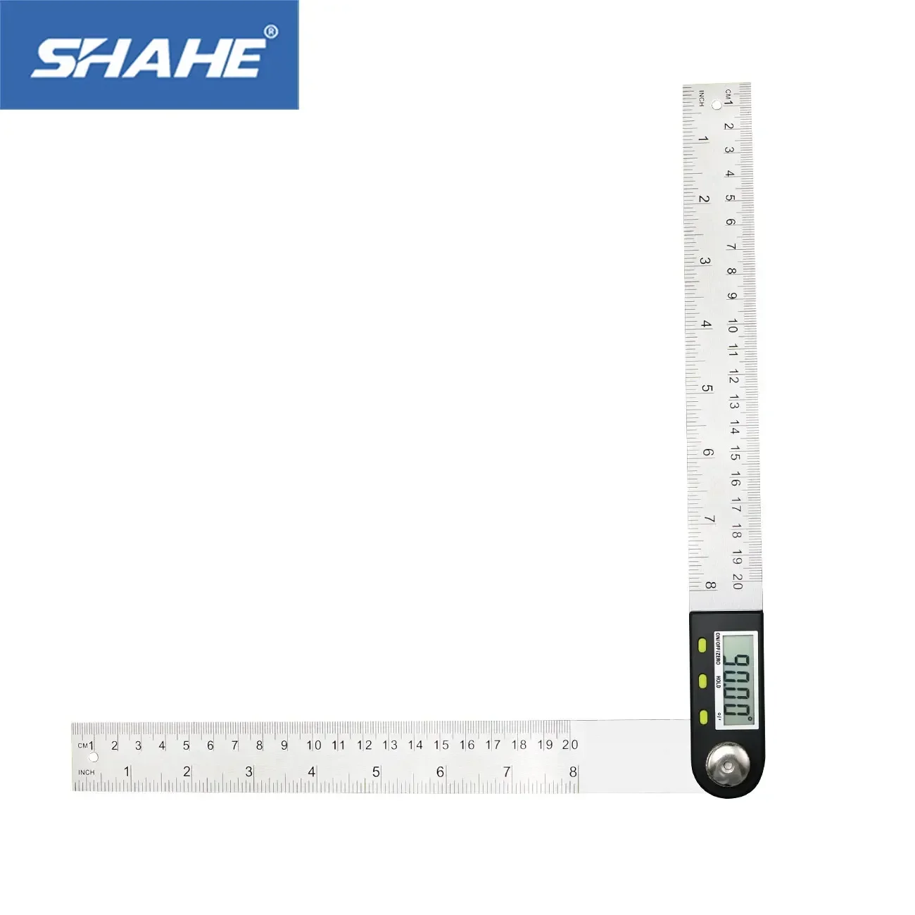 Digital Angle Finder Ruler 200/300 mm Digital Protractor Digital Goniometer 2-in-1 Angle Gauge With Stainless Steel Blades