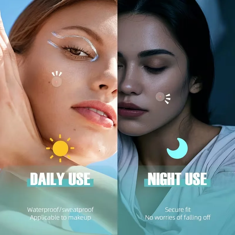 72/180/288/360 رقع حب الشباب الغروانية المائية - خالية من العطور وخالية من الكحول، مناسبة لجميع أنواع البيج الفاتح، ليلاً ونهارًا