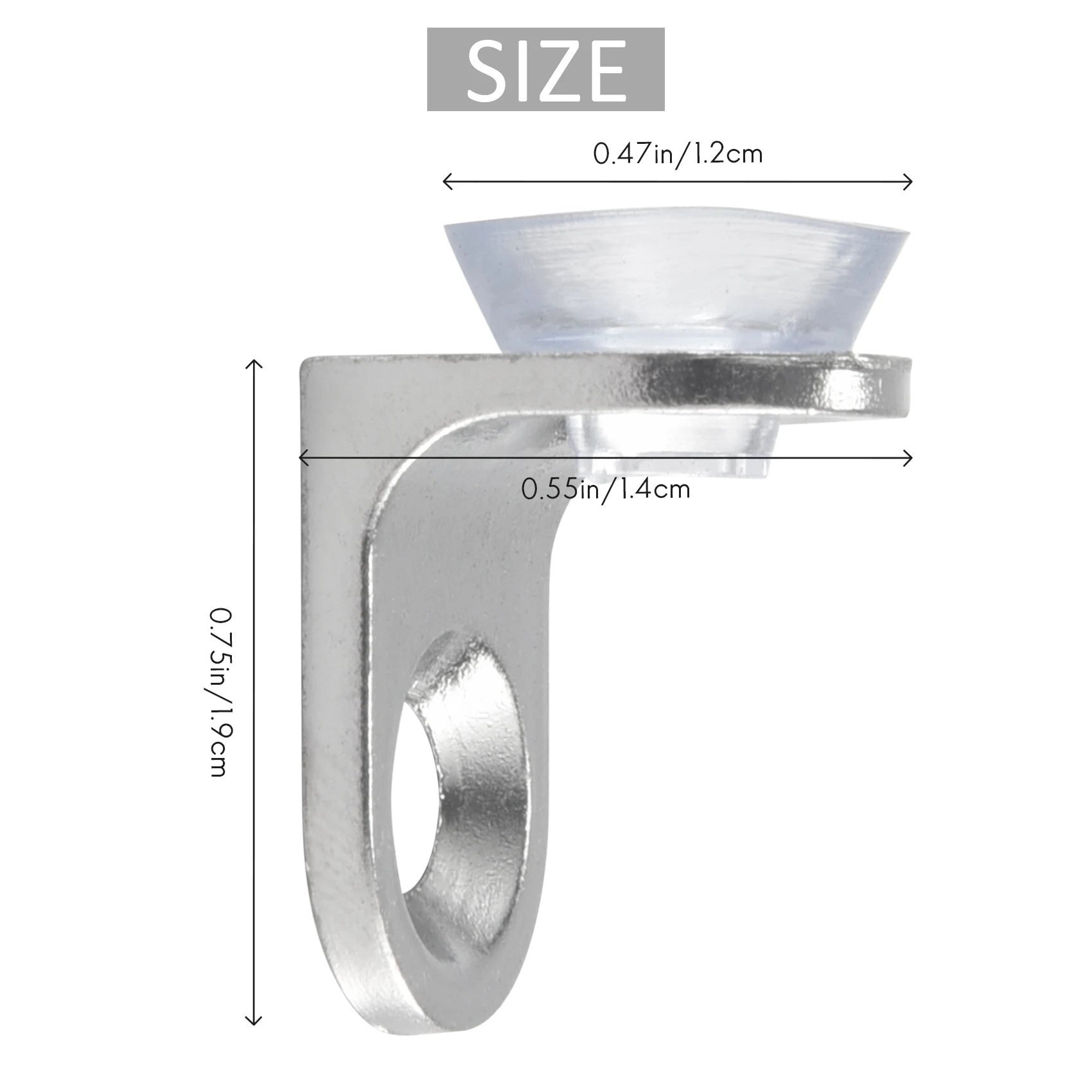 30 Pieces Glass Shelf Bracket with Sucker Glass Shelve Support Right Angle Fixing Brackets for Kitchen Cabinets Cupboard