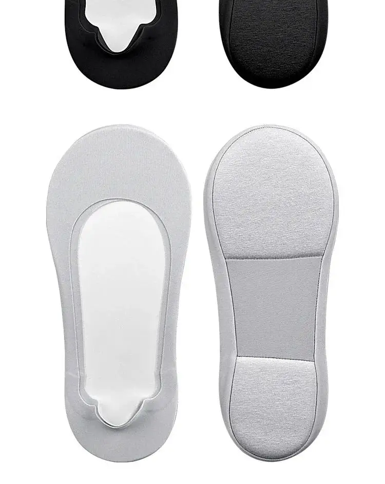 Damen-Bootssocken, weiche, stoßdämpfende Schaumstoff-Einlegesohlen, unsichtbare, rutschfeste Schuhpolster, 2 Stück/6 Stück. – Detail 10