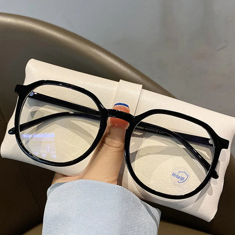 

New Trendy Polymorph Frame Myopia Glasses Women MenComputer Anti Blue Light Eyeglasses Optical Shortsight Eyewear with Diopter