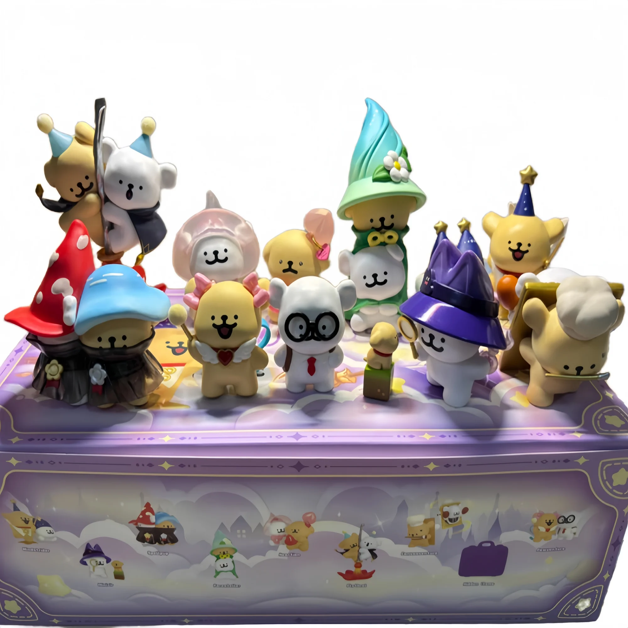 マルタ魔法冒険チームブラインドボックスシリーズかわいいモデル装飾品周辺おもちゃかわいい 3D 人形漫画フィギュア誕生日ギフト