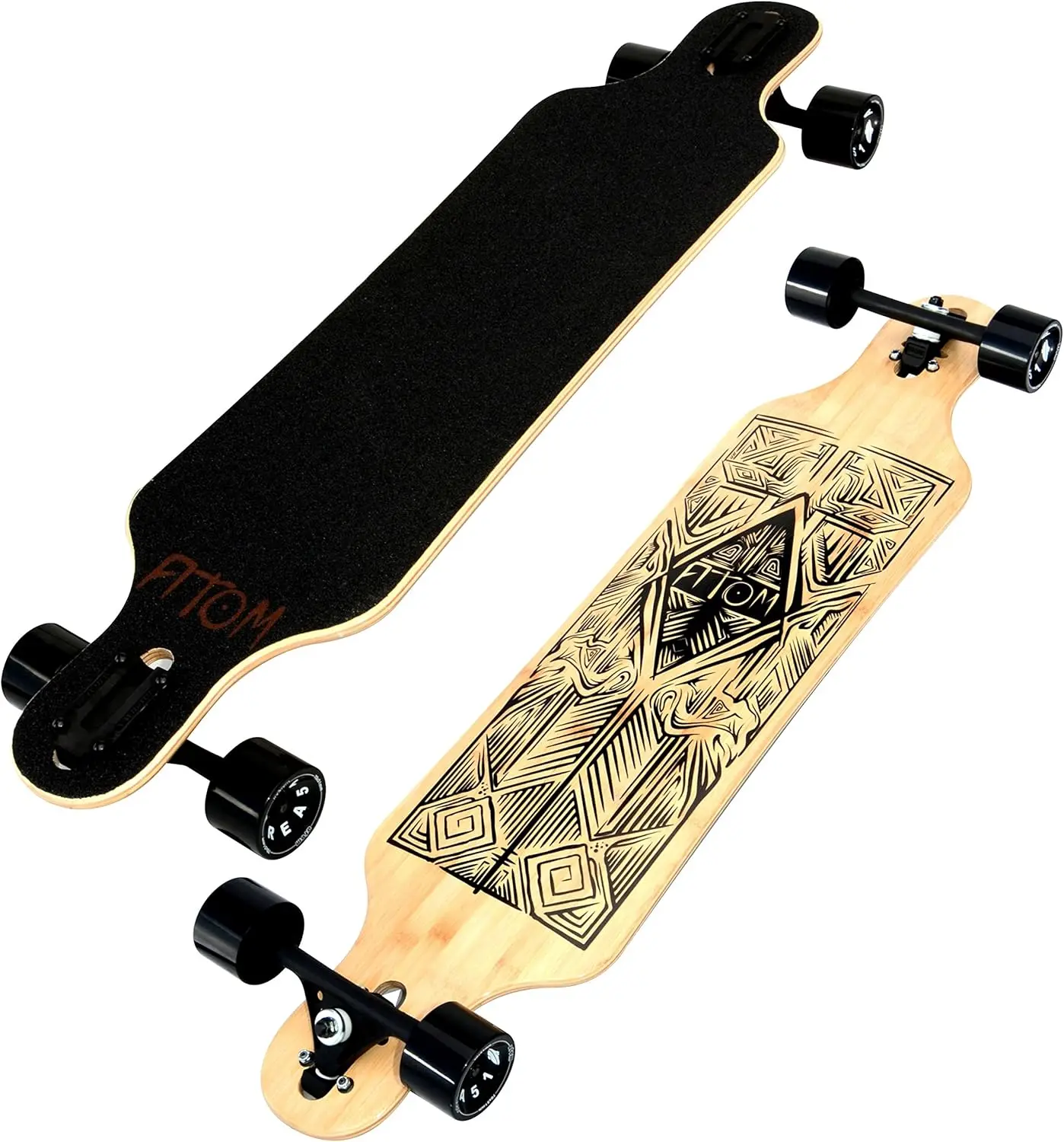 

Drop Through Longboard 40 Inch, Classic Longboard for Adults & Teens