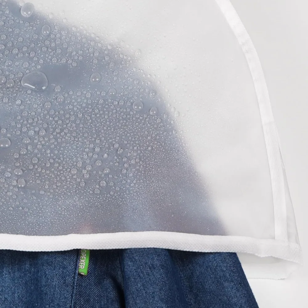 Capas respiráveis para cabides com reforço para ternos e vestidos