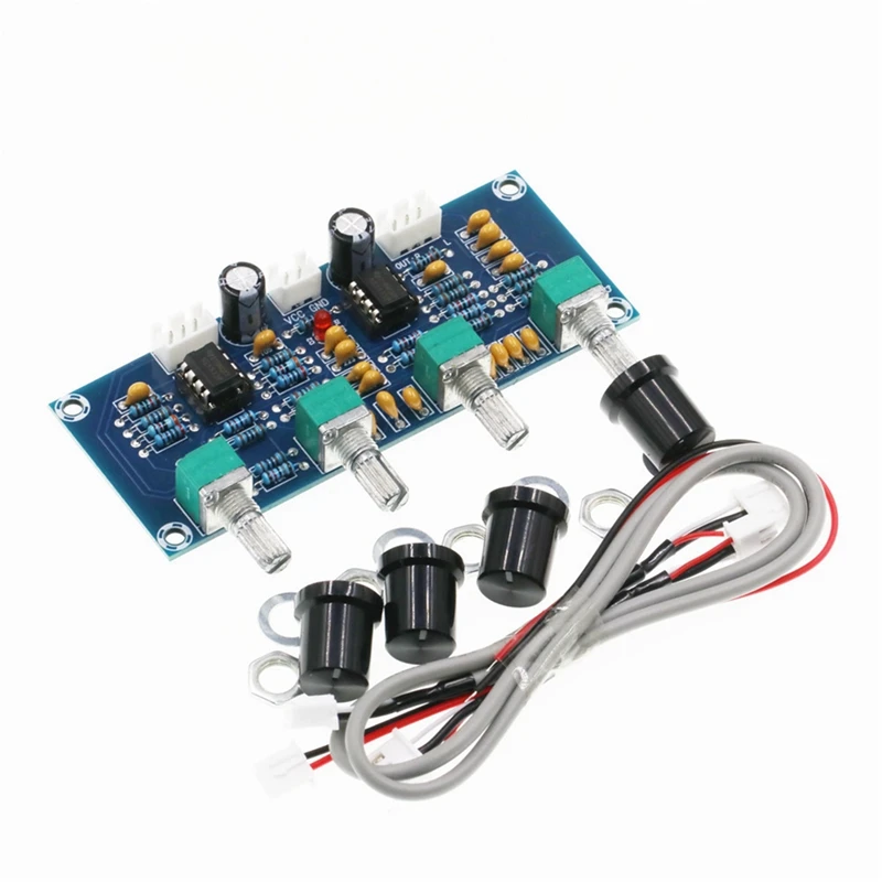 A48R-XH-A901 Tone Board Preamp Pre-Amp With Treble Bass Volume Adjustment Pre-Amplifier Tone Controller For Amplifier Board
