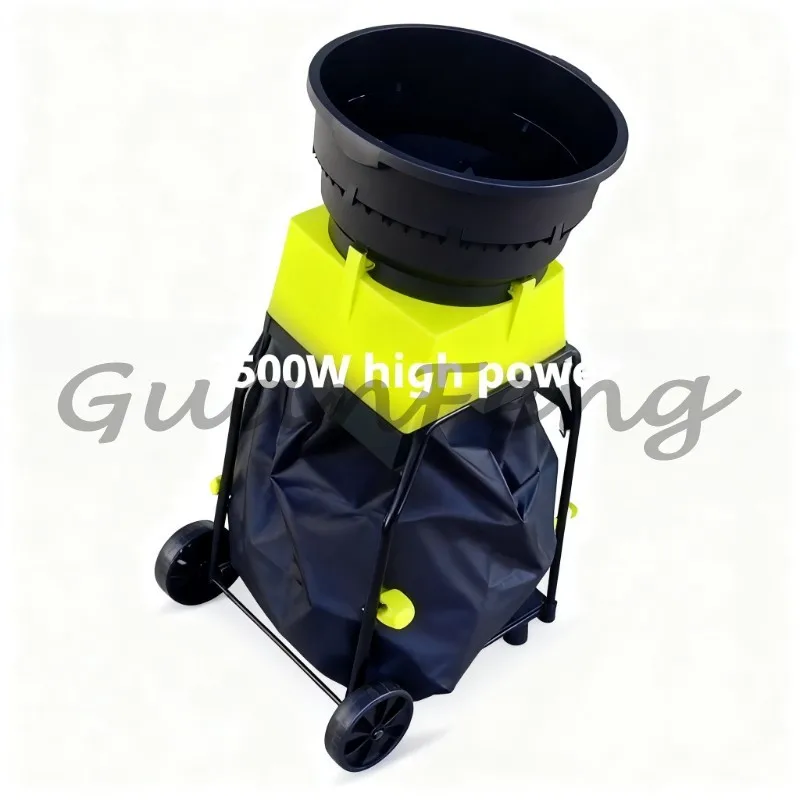 Household silent compost professional 2500W portable electric garden leaf crusher