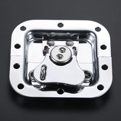 Metal Butterfly Lock Box Buckle Butterfly Lock Cabinet Wooden Hardware Air Box Accessories Lock Buckle Toolbox Locked 82*77mm