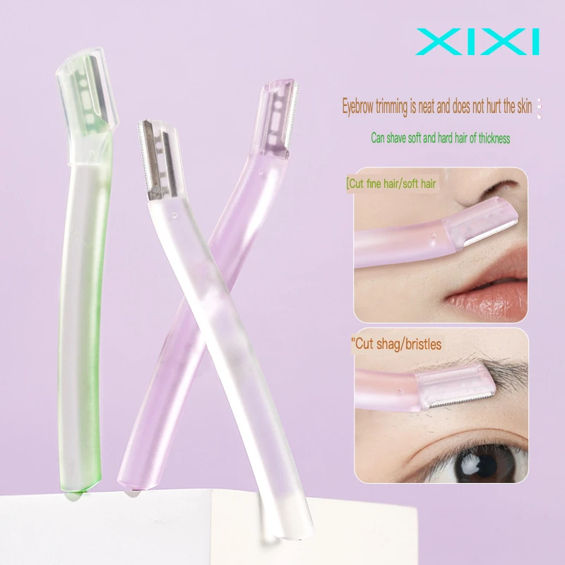 Xixi Eyebrow Razor set Beginners safety scratch-proof macro razor makeup tool three sets