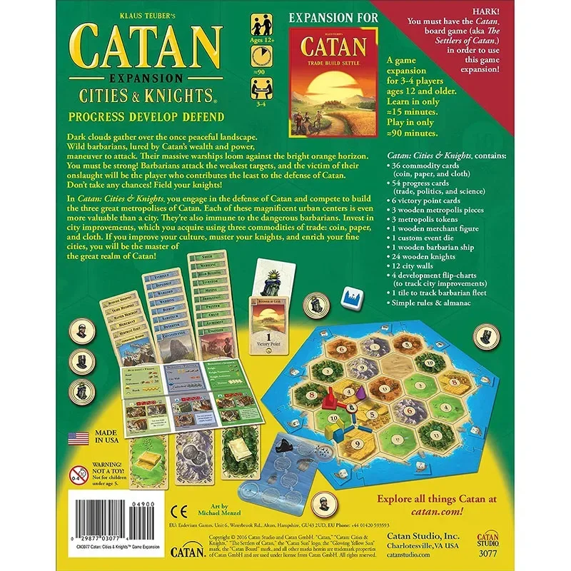 Catan Studios Catan Junior/Family edition Board Game Adventure for Children adults and Family 2-4 people party card games