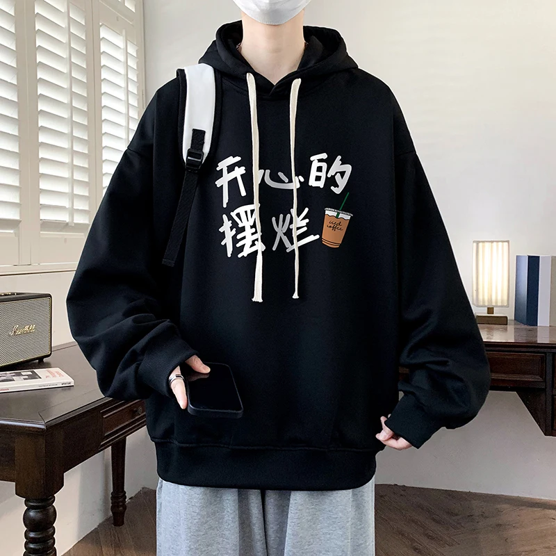 

Fashion Print Hoodies 100% Cotton men's Brand men Oversized fashion hoodies High quality Sweatshirts Long Sleeve Top Clothing