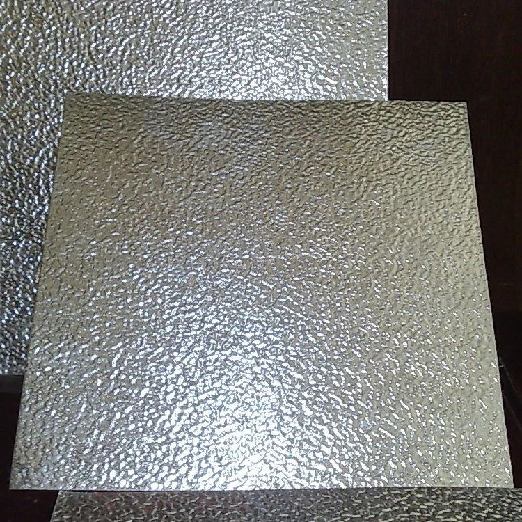 2-5Ppcs 86% High Reflectivity Al Flat Sheets Embossed Bean Pattern Hammer Grain Mirror Lamp Reflective Cover Aluminum Plates