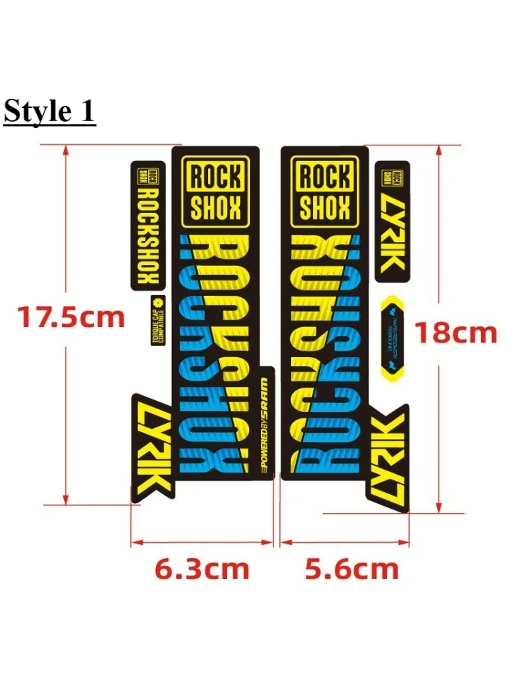 AliExpress High Quality Tuning Bike Sticker LYRIK ROCK-SHOX Rockshox Fork Scratch Cover Protective
