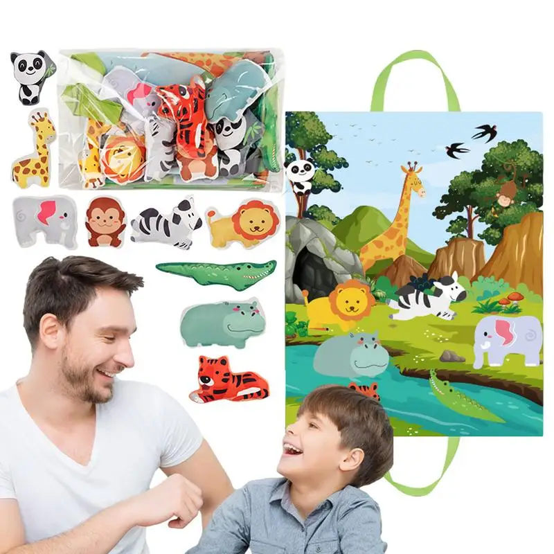 Cloth Book With Sound Cartoon Animal Play Mat Cute Play Carpet Learning Educate Toy Tail Cloth Book Paper Puzzle Cloth Book gift