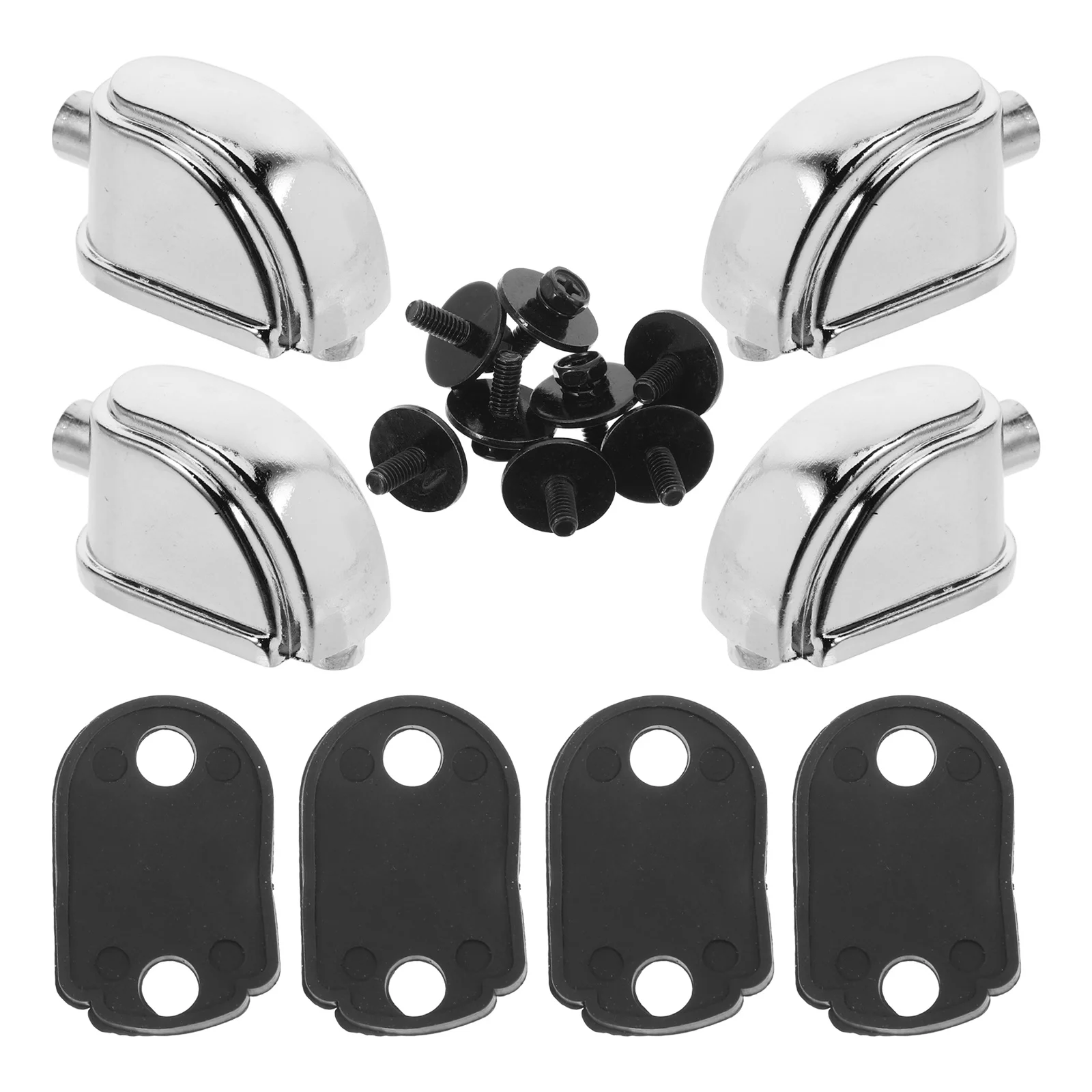 

4Pcs Metal Drum Lugs Professional Replacement for Snare Bass Drum Set Parts Accessories Hardware Connector Metal Lugs