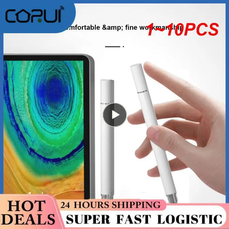 

1~10PCS in 1 Universal Stylus Pen For Tablet Mobile Android ios Phone iPad Accessories Drawing Tablet Capacitive Screen Touch