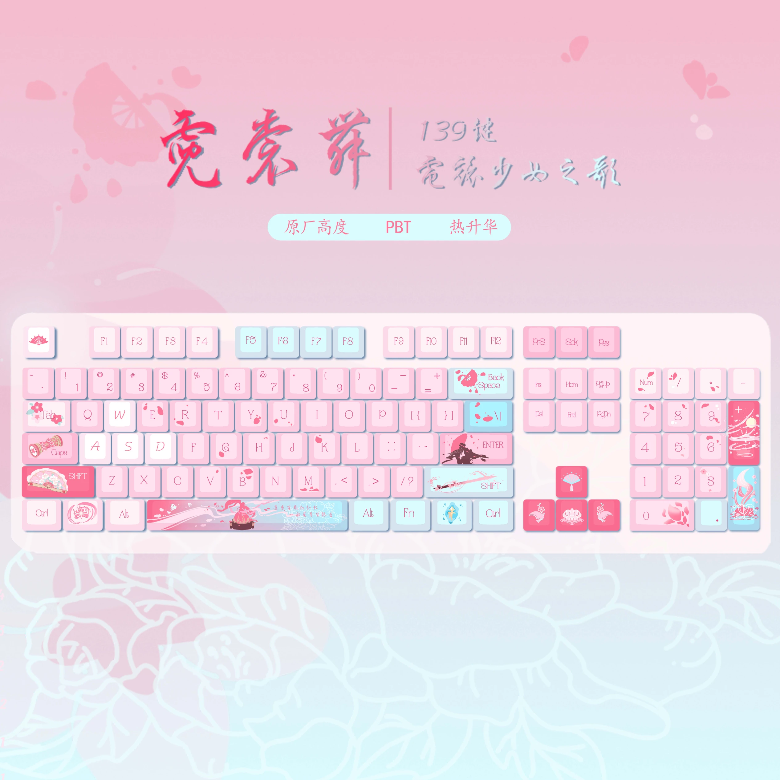 Nishang-Tastenkappen, nur Tastenkappen