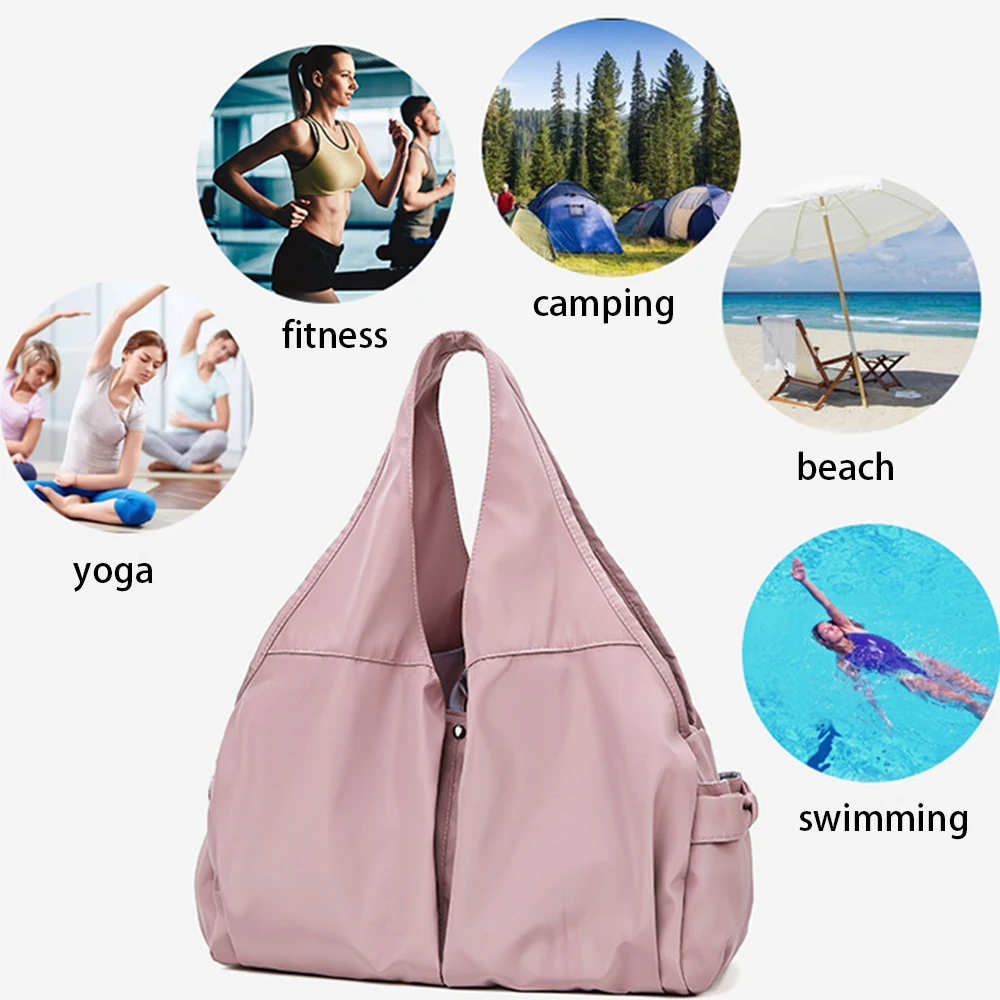 Grand sac fourre-tout pour femme, sac de voyage initié, sac à main à poignée supérieure pour salle de sport, travail, voyage de nuit, sac de week-end