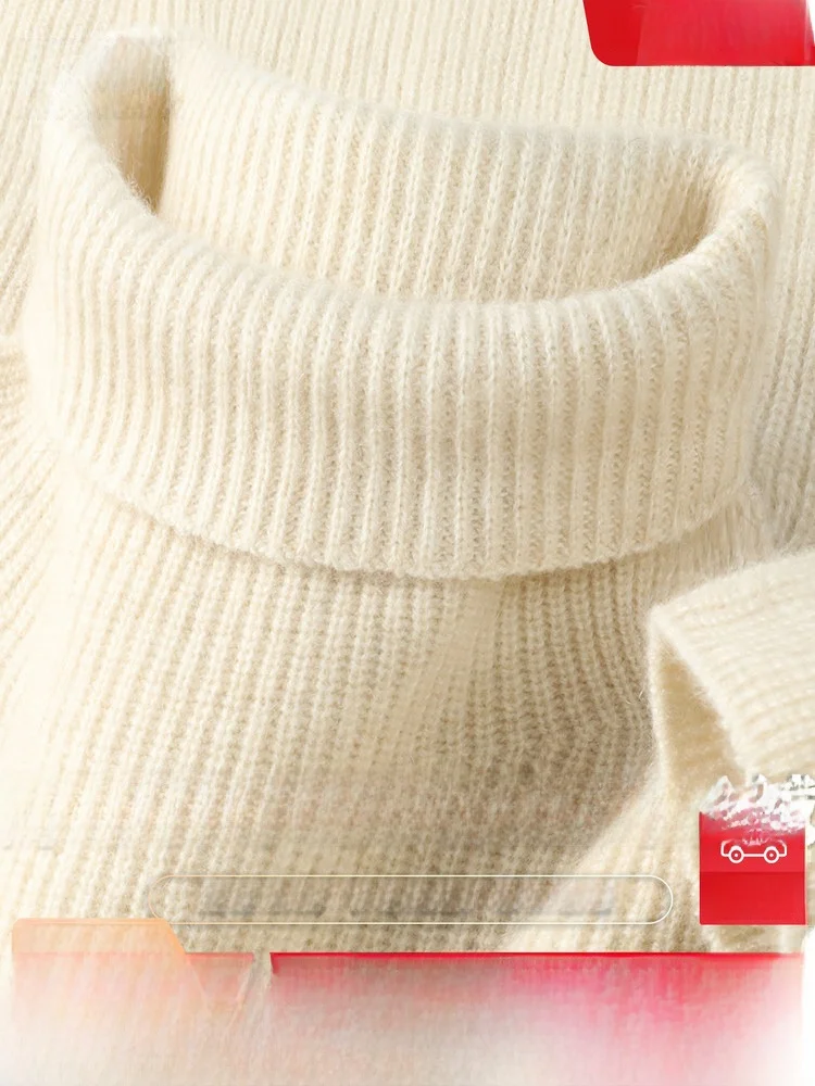 

Женский свитер Snow Flng High Ne Camere, осенне-зимний, модный, повседневный, из смесовой овечьей шерсти, комфортный, для ношения под одеждой