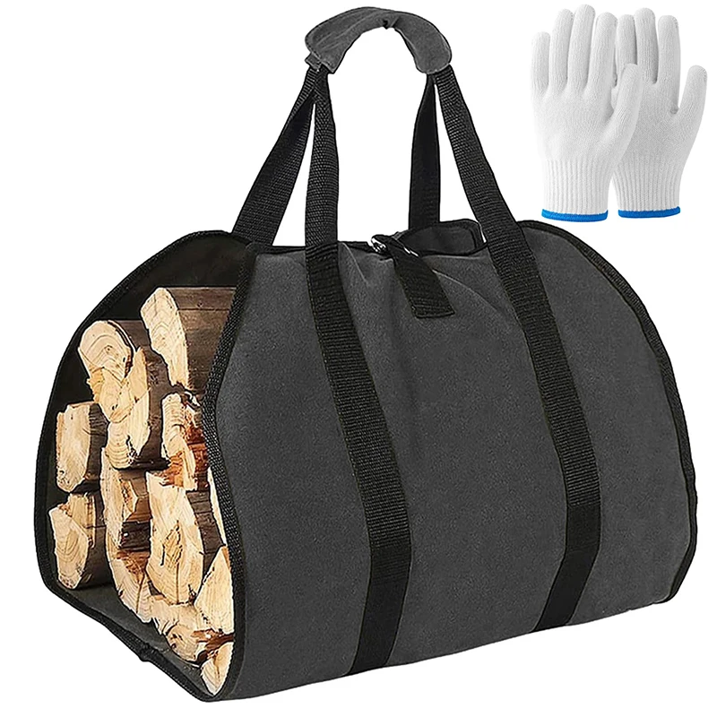 

Outdoor Firewood Storage Bag, Portable Durable Logging Bag, Multifunctional Firewood Tote Bag