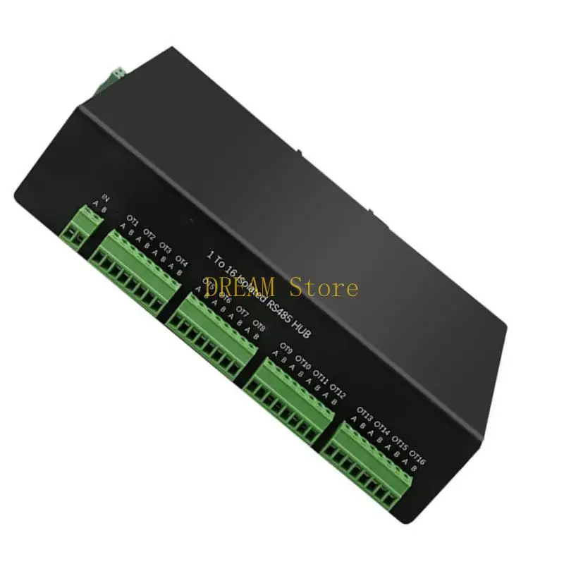 Industrial Grade Isolated RS485 Hub 1 Ways RS-485 Splitter 16 Repeater TX1182 485 Sharer Splitter Serial Server Best Sale