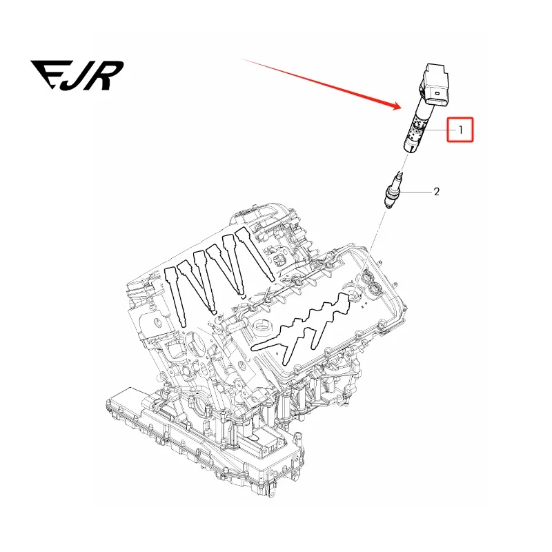 Ignition Coil for Bentley Continental GT FLYING SPUR W12 6.0T OEM 07C905115 07C905115K 07C905115F 07C905115L 07C905115J