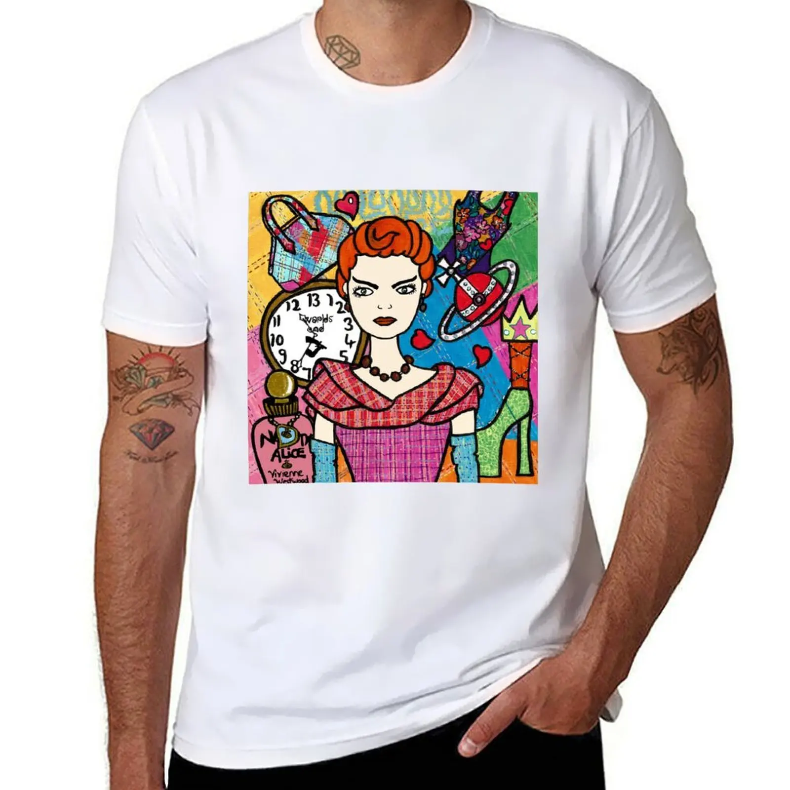 

100% t T-Shirt shirt Viv in man cotton Print designer tshirt
