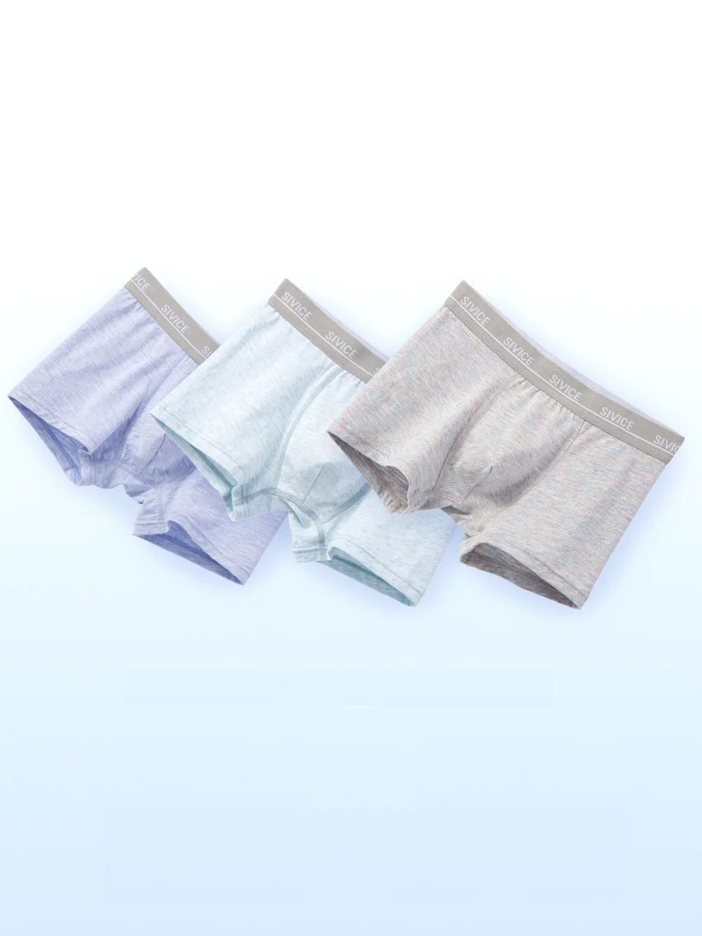 New Children High Quality Solid Boys 95%Cotton Boxer Shorts Panties Kids Underwear for 4-13 Years Old Teenager 3pcs/Lot Student