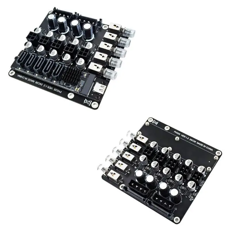 Módulo controle energia da unidade disco rígido R53C para desktops 15 pinos 2x 4 pinos a 4 pinos 5/12 V fonte