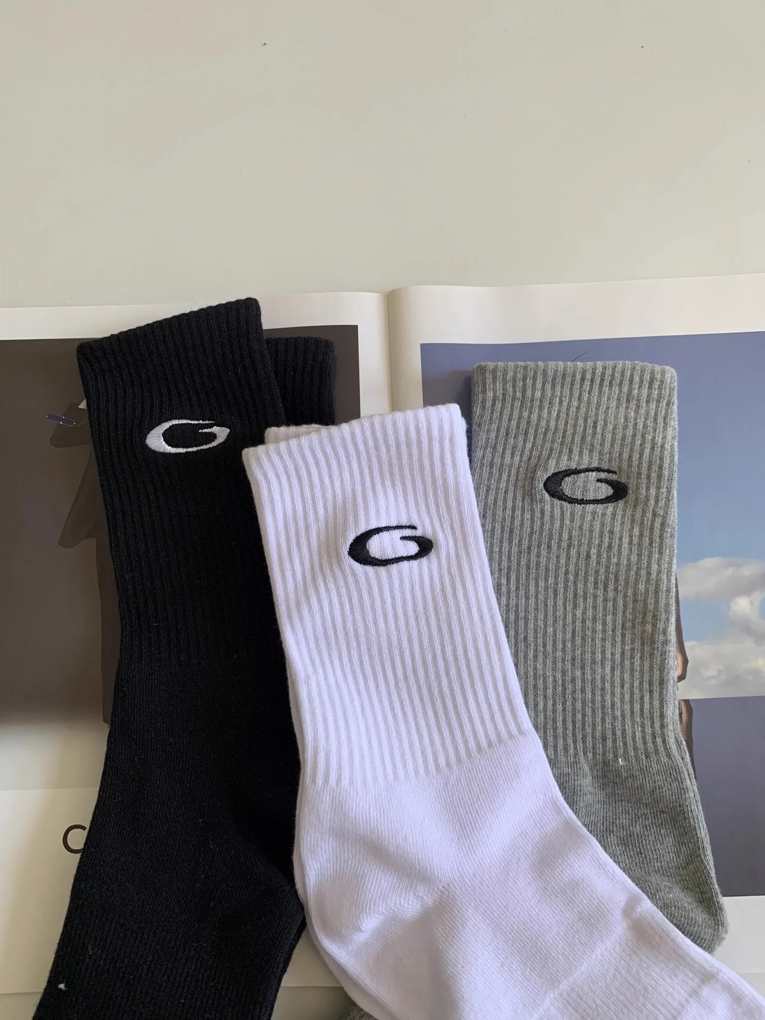 남성용 면 작업용 양말, 쿠션 처리된 긴 스포츠 통기성 발목 크루 양말, 남성용 캐주얼 양말, 자전거 양말