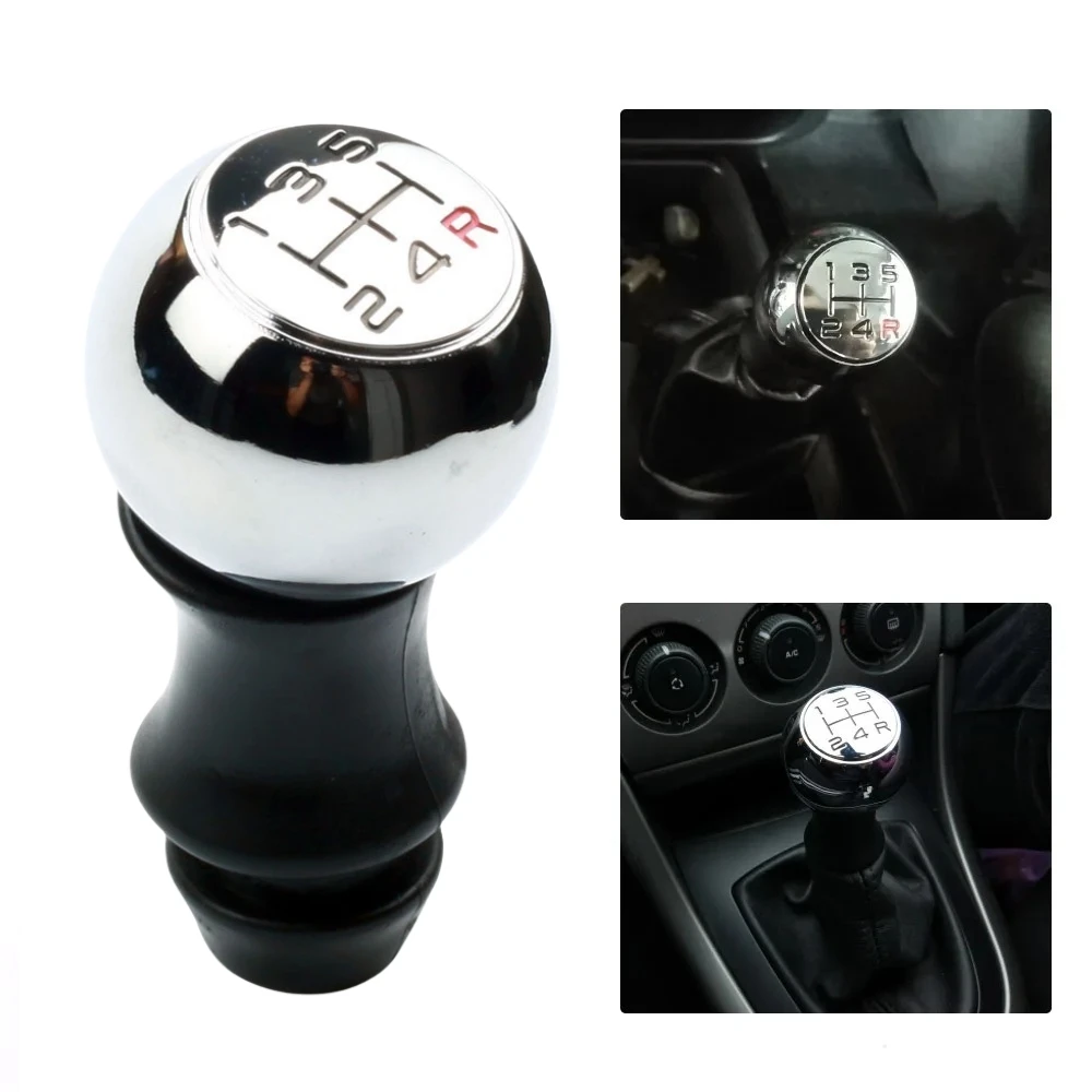 

5 Speed MT Gear Shift Knob Gear Shifter Lever Stick Ball for PEUGEOT 306 307 308 2008 301 3008 406 508 605 807 106 1007 206 107