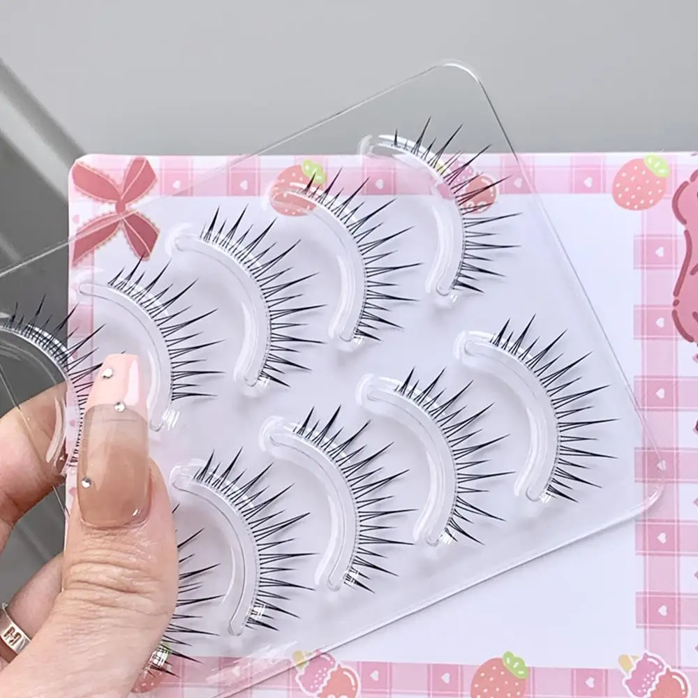 Extension de faux cils, bandes invisibles naturelles, cosmétiques de beauté, outils de maquillage réutilisables, grappes de cils