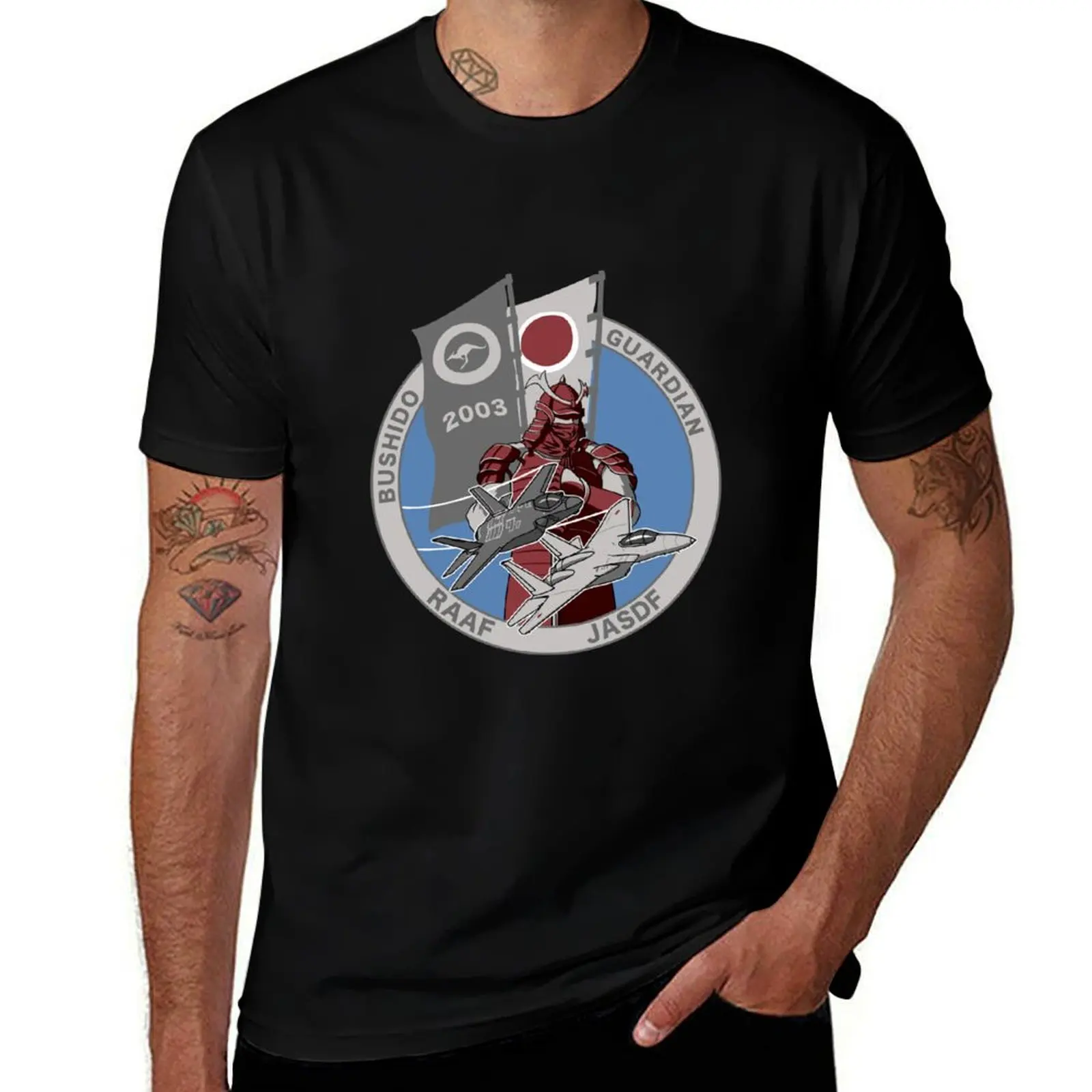 guardian & bushido T-Shirt Trendy Pattern T-Shirt for Men