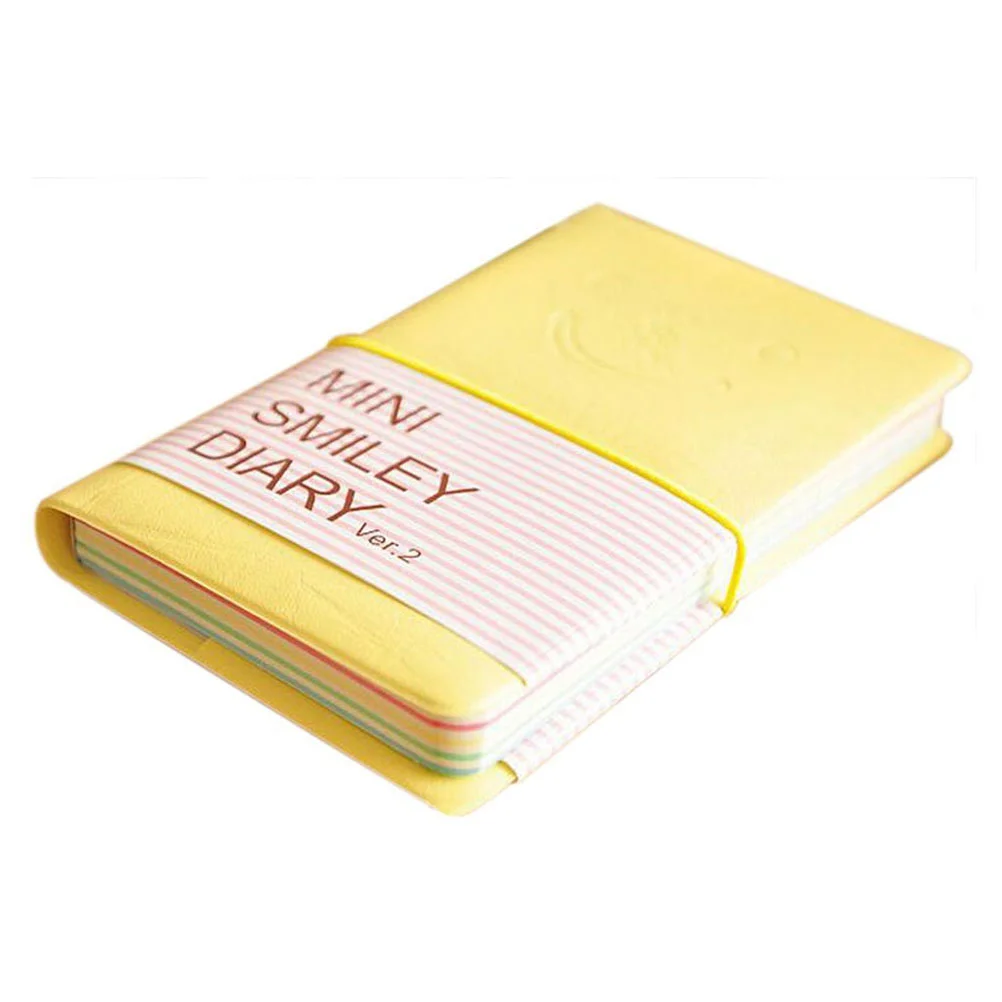 

Notebook with Colored Paper Memo Pads Pages Scetch Notepad The PU Small Pocket