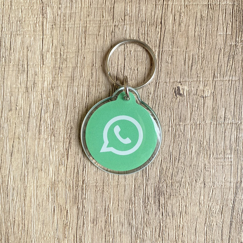 NFC Social Media Tap Business Key Card Instagram WhatsAPP Facebook Snapchat NFC Key Tag Chave Chaveiros