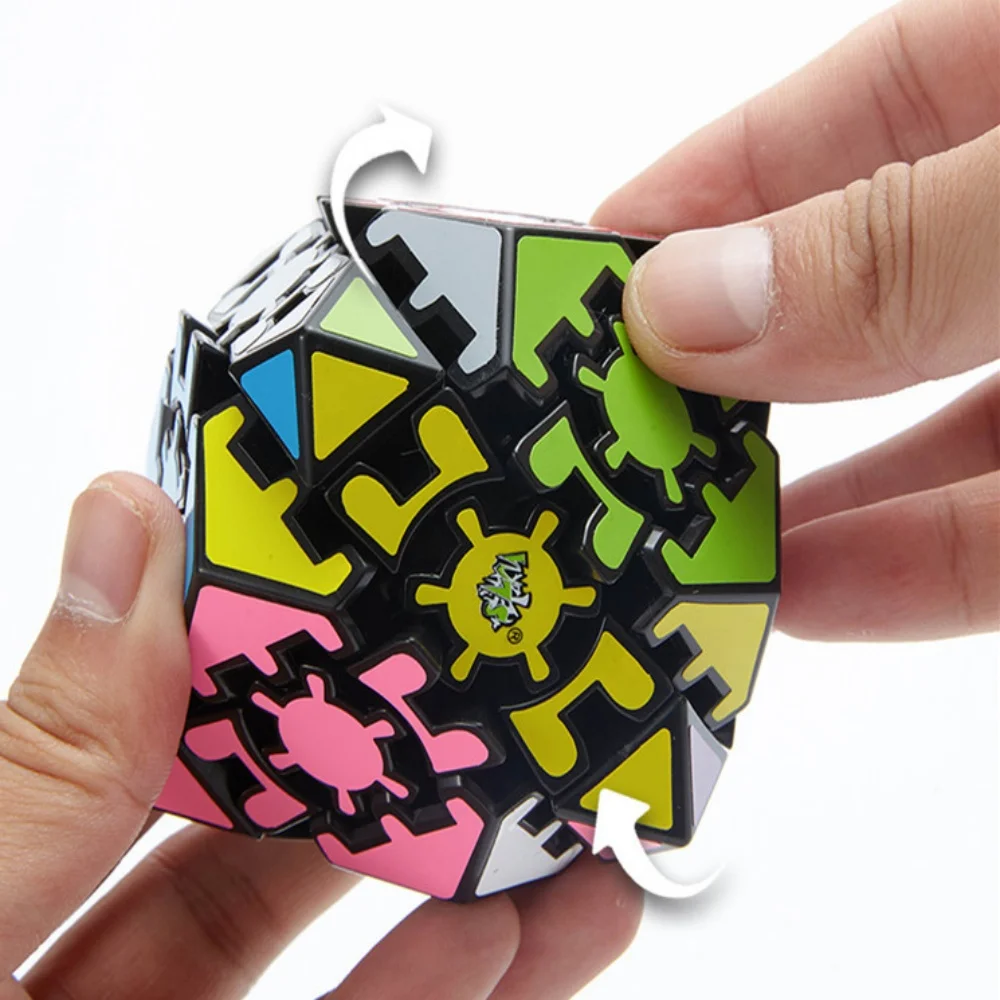 LanLan Gear Rhombohedral Dodecahedron Magic Cube Professional Speed Puzzle Toys