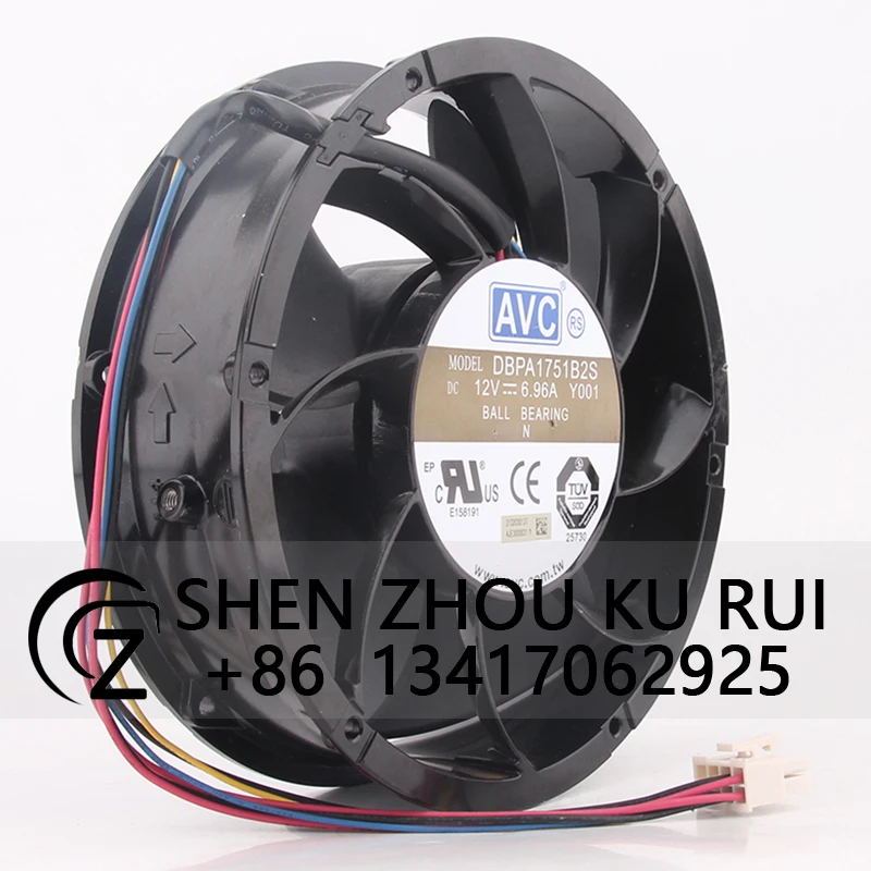 Case Fan for AVC DBPA1751B2S 172X51MM 12V 6.96A 17251 17CM High Speed Violent Inverter Cooling Fan