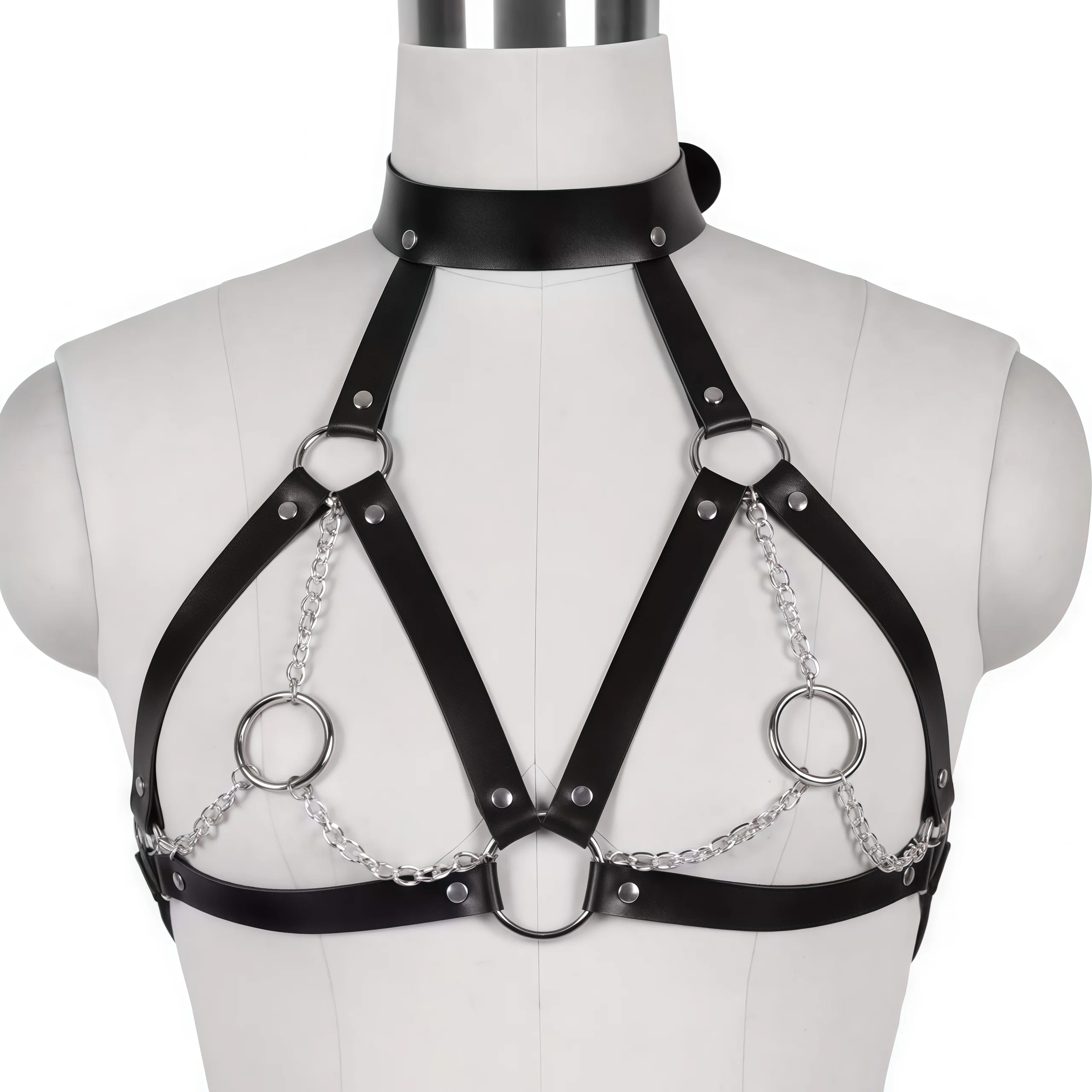 Bdsm Bondage Women Sexy Body Harness Belt Sex Toys SStraps Lingerie Chest Harness Leather Lingerie Gothic Fetish Women Clothing
