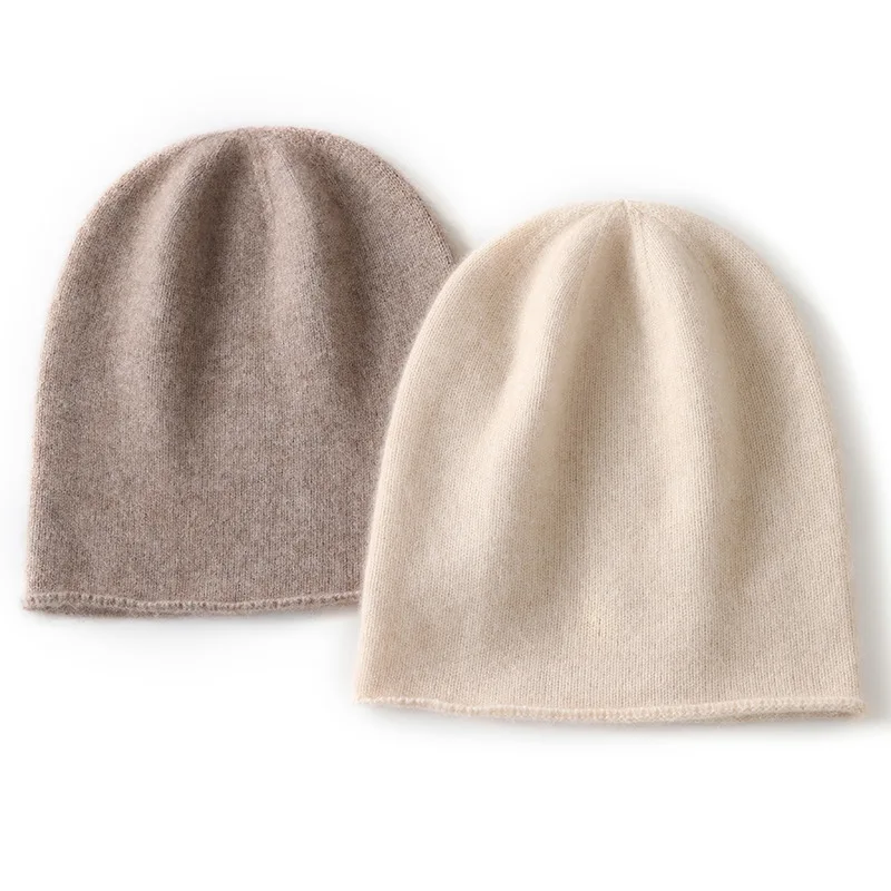 2026 Winter Unisex Cashmere Hats Outdoor Casual Keep Warm Solid Color Cashmere Knitted Beanie Hat Women /Men Hedging Caps