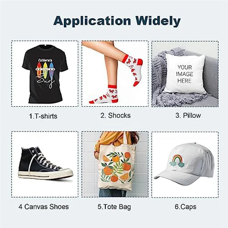 

Хорошо изготовленная двухсторонняя матовая пленка для переноса пленки DTF для принтеров DTF — сумка для футболок, полиэстер