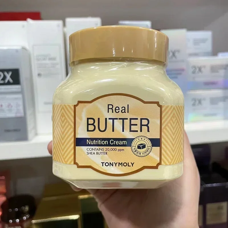 Crema Nutritiva Real Butter de Tonymoly Corea, 320 ml, Crema Facial Milagrosa, Hidratante, Nutritiva, Antienvejecimiento, Productos para el Cuidado de la Piel
