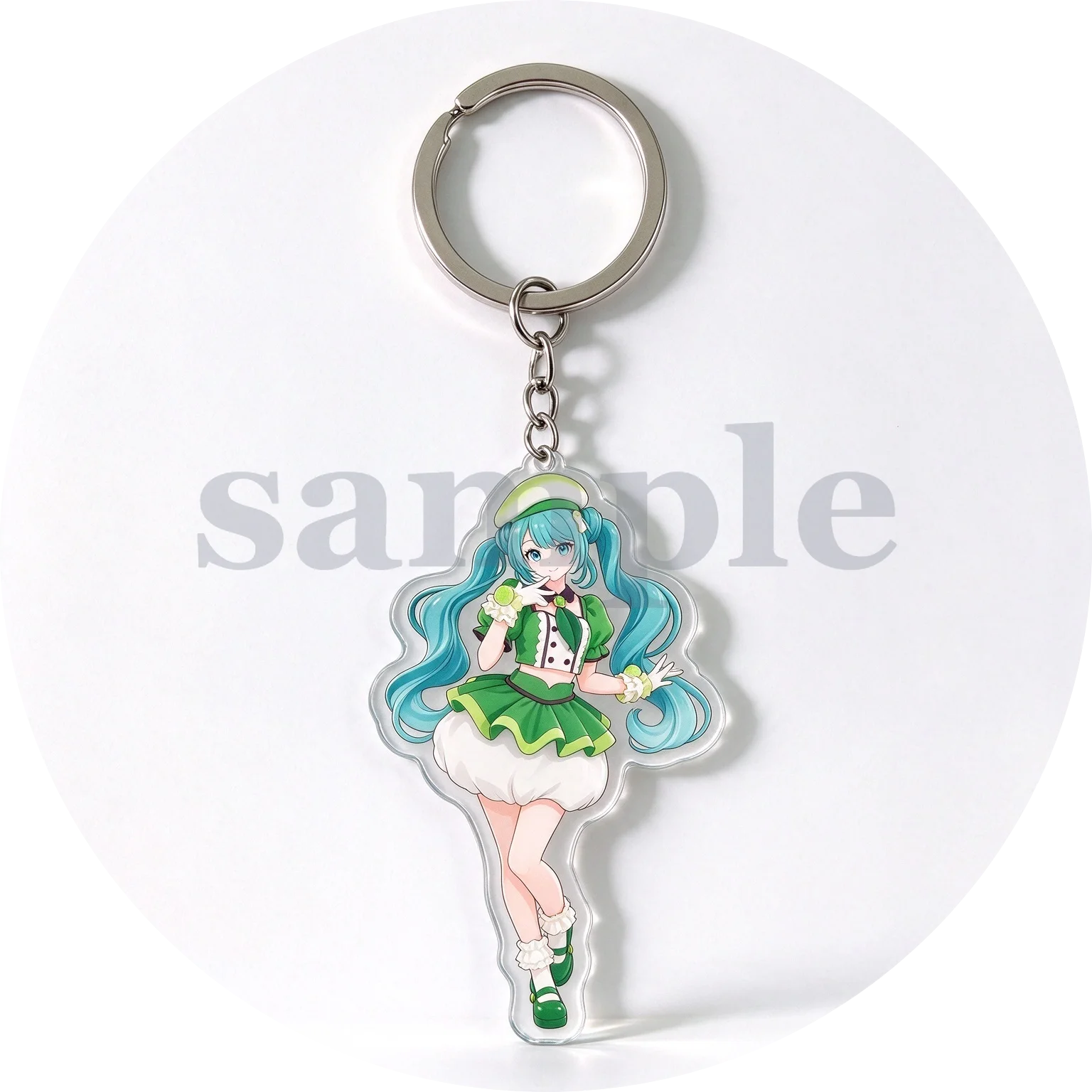 Genuine Furyu Hatsune Miku TIROL CHOCO Collaboration Figure Matcha Mochi ver PVC Action Figures Figurine Toys Model