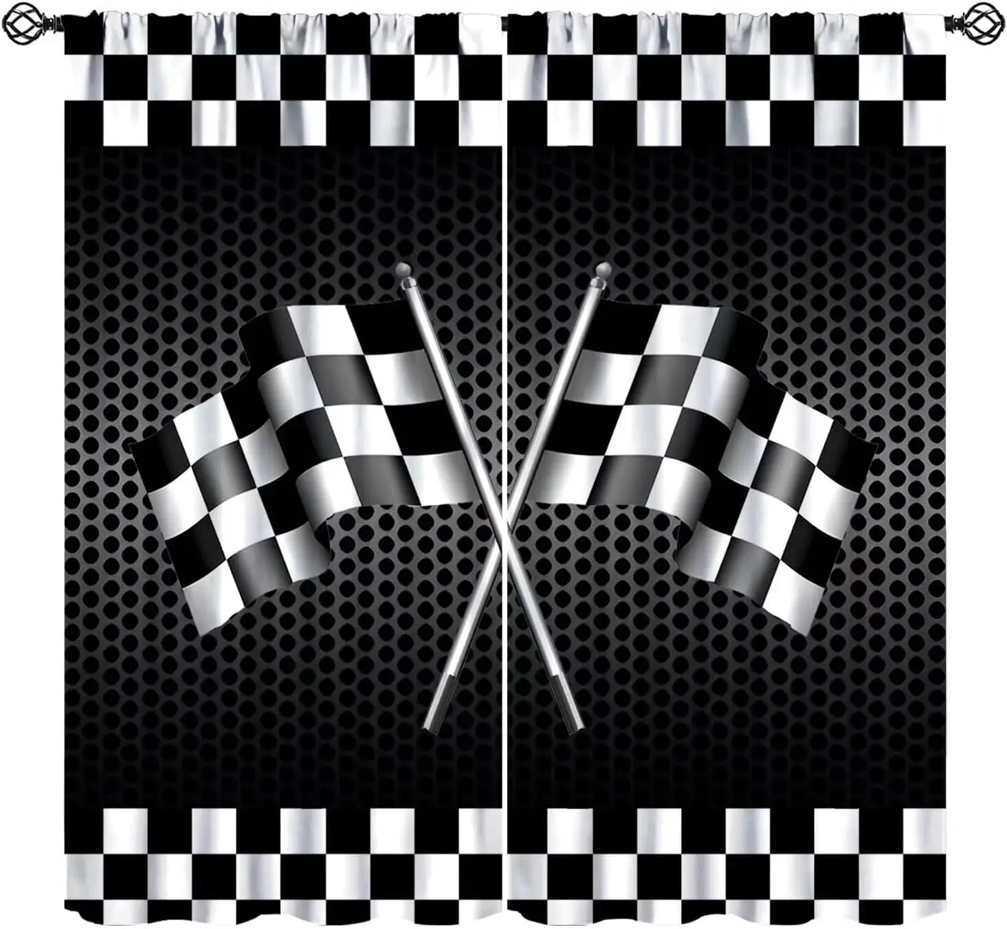 Racing Flag Curtain…
